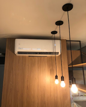 Ar-condicionado split higienizado pela FM Higienização & Climatização